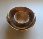 This nest of bowls won a commended certificate for Ted Hogben